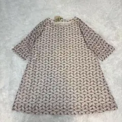 ★新品★GA-ON インド製刺繍裏地つ きチュニックワンピース [定価7900]