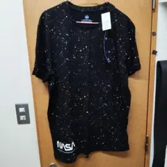 【新品・タグ付き】NASA スペース柄 Tシャツ Lサイズ
