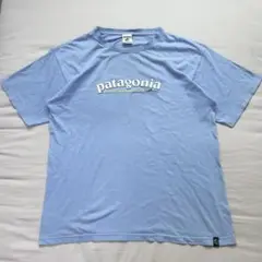 【値下げ】　パタゴニア patagonia ベネフィシャル　L USA製 美品 M 絶滅危惧種 Patagonia 紫 USA パタゴニア Tシャツ