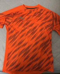 Puma サッカーシャツ オレンジ 半袖
