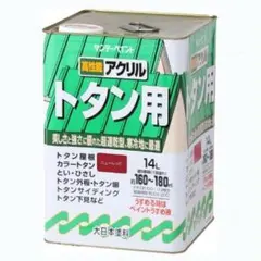 サンデーペイント 水性トタン用 屋外トタン用塗料 こげ茶 14L 
