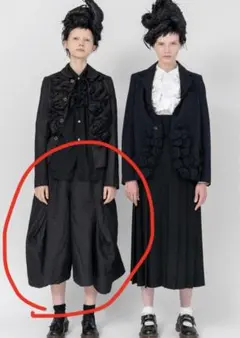 コムコム ポリ縮 ラメショーツ 21ss