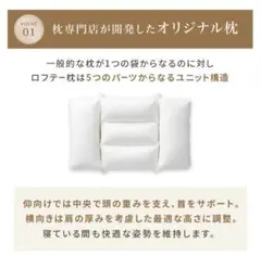 ロフテー　 5セルピロー オーバルコア makura エアウィーヴ