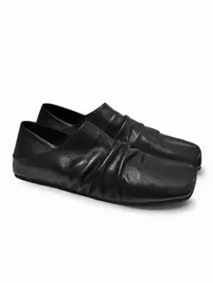 JCAESAR Studio Leather Mule Shoe Black - メルカリ