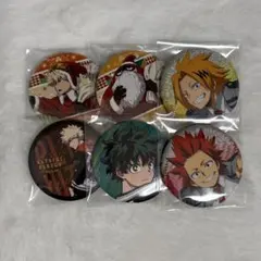 僕のヒーローアカデミア　缶バッジ　爆豪勝己　緑谷出久　上鳴電気　切島鋭児郎