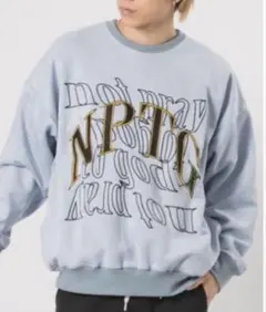 新品　RE730 薔薇の刺繍　ビッグシルエットトレーナー　スウェット