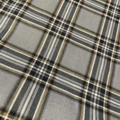 74,チェック柄生地 ブルー 100cm×100cm