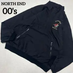 【高品質】NORTHENDScottsdaleハーフジップナイロンジャケット刺繍
