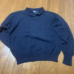 ラルフローレン　ニットポロシャツ　90'sのサムネイル