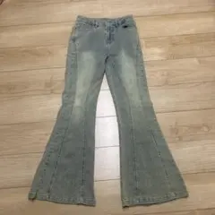 フレアパンツ デニム