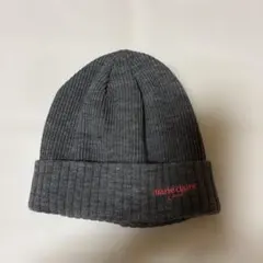 marie claire ニット帽 グレー