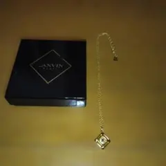 LANVIN PARIS ネックレス ゴールドカラー箱付き