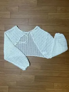 Heather シアーボレロ ショート丈 カーディガンのサムネイル