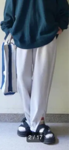 journal standard luxe フレンチテリー Zip-パンツ