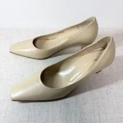 BRUNOMAGLI ブルーノマリ パンプス スクエアトゥ 本革 22.5cmのサムネイル