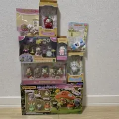 シルバニア　赤ちゃん　まとめ売り　キーチェーン　いちご　シマエナガ　みるくウサギ