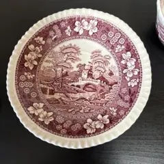 英国 DAWSON社 peacock絵 パープル 小皿 ドーソン - メルカリ