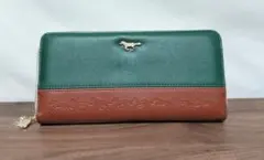 【美品】水晶院　金運馬九行久　開運財布　長財布のサムネイル