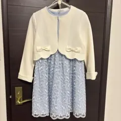 【a.v.vフラワー刺繍ドレス】【anyFANボレロ型ジャケット】130㎝