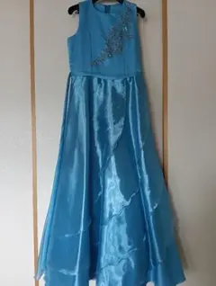 発表会ドレス ブルー 160