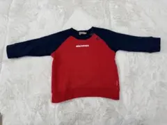 MIKI HOUSE 赤紺 トレーナー