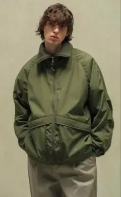 monkey time ALP/CLTH RIB COLLAR JACKET
