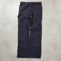 ディッキーズ　ペインターパンツ　ダック　ブラック　古着　W34　L34