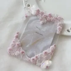 ホイップデコ トレカケース♡No.18薄ピンク