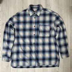 EDWIN エドウィン オンブレシャツ ネルシャツ