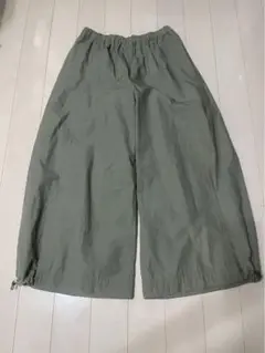 【ほぼ未使用品】KEI Hayama PLUS ワイドパンツ カーキ