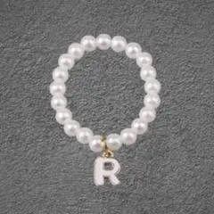 【新品未使用】Labubu 10cmサイズ向け・イニシャル【Ｒ】ミニネックレス