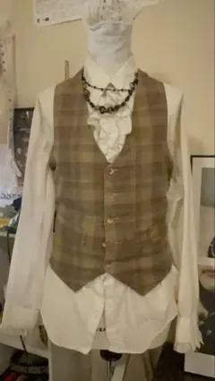 チェック柄ベスト / ヴィンテージ