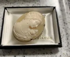 ビンテージ シェル カメオ 2way ブローチ ペンダントトップ オーバル