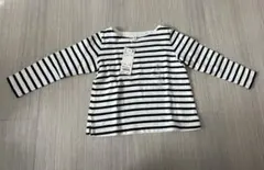 UNIQLO ボーダーボートネックT（長袖）　110センチ