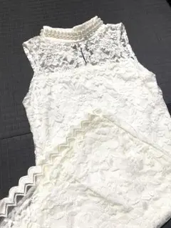 レース　ドレス　M