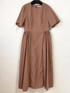 EVERYDAY DRESS mature bloom テラコッタ　M