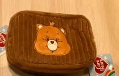 CareBears ケアベア アップリケコーデュロイポーチ