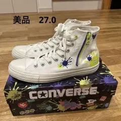 「converse」　27cm オールスター　スプラトゥーン3 ホワイト