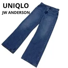 UNIQLO JW ANDERSON ストレートジーンズ24 65 BLUE