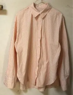 長袖シャツ ストライプ オレンジ BONLECILL