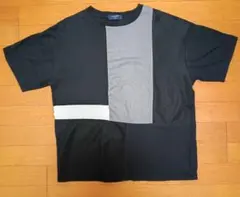 BACK NUMBER 半袖Tシャツ 切り替えデザイン ブラック L USEDのサムネイル