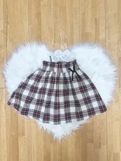 apres les cours チェック柄スカート インナーパンツ付き