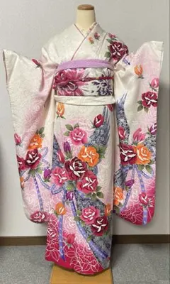 正絹お振袖 新品未仕立て品 辻が花染め 特選品 単品 - メルカリ