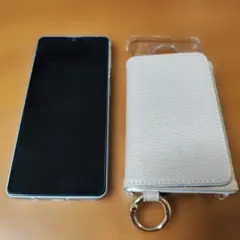 SIMフリー AQUOS sense7 SH-M24 ライトカッパー ケース付