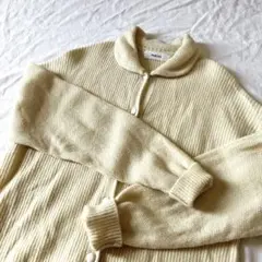 USED◎parici ミルクカラー　丸襟のカーディガン