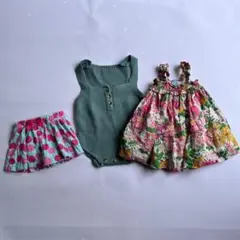 ベビー　3点セット　80cm 女の子　スカート　GAP laki　ジンボリー