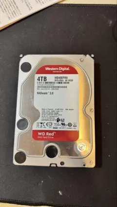 WD Red 4TB HDD WD40EFRX 本体 中古品 - メルカリ