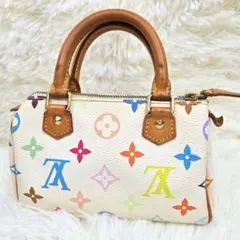 美品 LOUIS VUITTON モノグラムマルチカラー ミニスピーディ