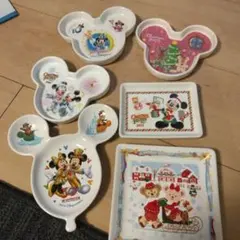ミッキーマウス ダッフィクリスマスプレート 6枚セット