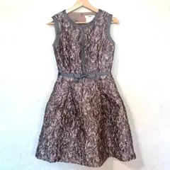 Rene ルネ ワンピース TISSUE Aライン 総柄